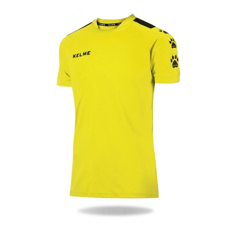 Camiseta Manga Corta Kelme Camiseta Lince Unisex En Color Amarillo