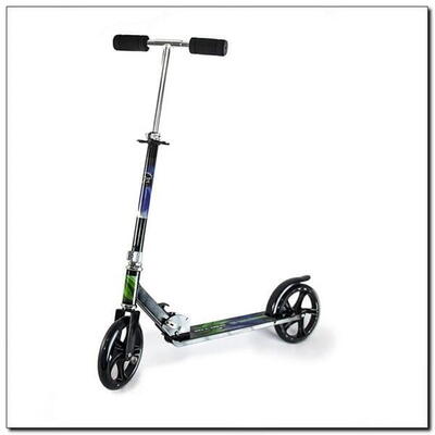 Roller Nils HL-200 für Erwachsene schwarz-blau-grün