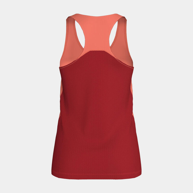 Camiseta tirantes running Mujer Joma R-winner naranja flúor