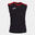 T-shirt de alça Mulher Joma Eco championship preto vermelho
