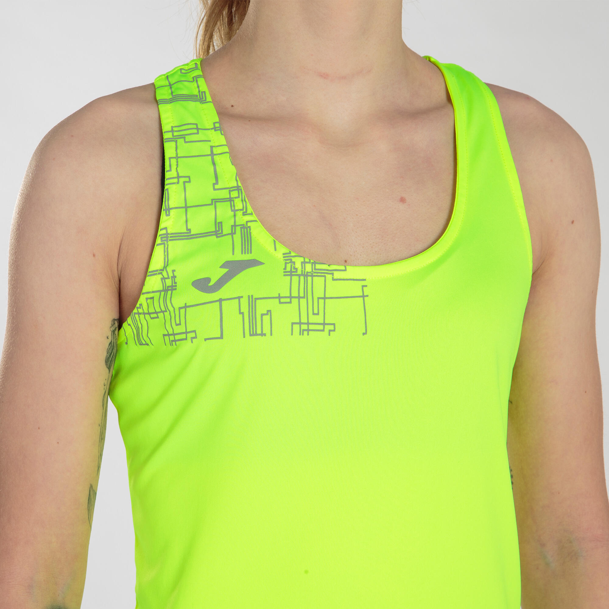 Joma 901260.060.M Camicia in Amarillo Fluor per Uomo Taglia M 3/4