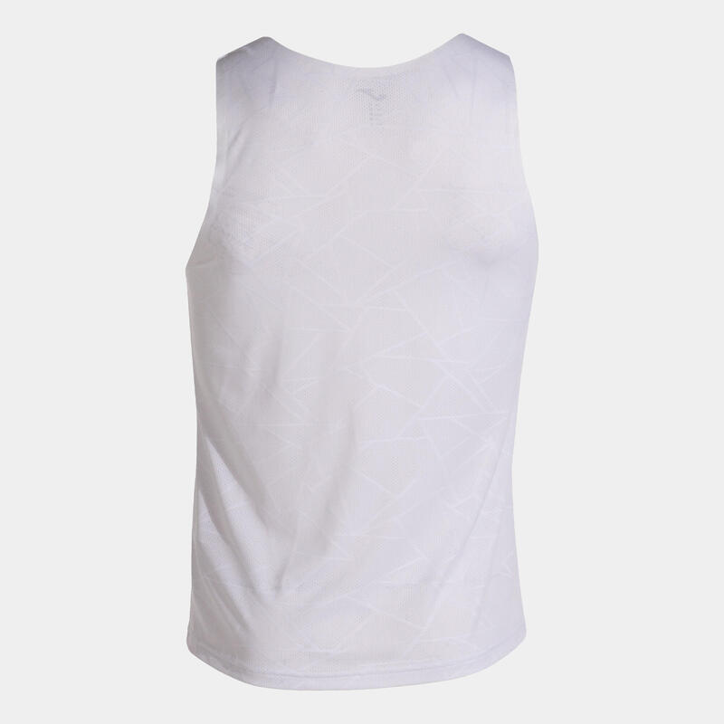 Camiseta tirantes running Hombre Joma Elite ix blanco