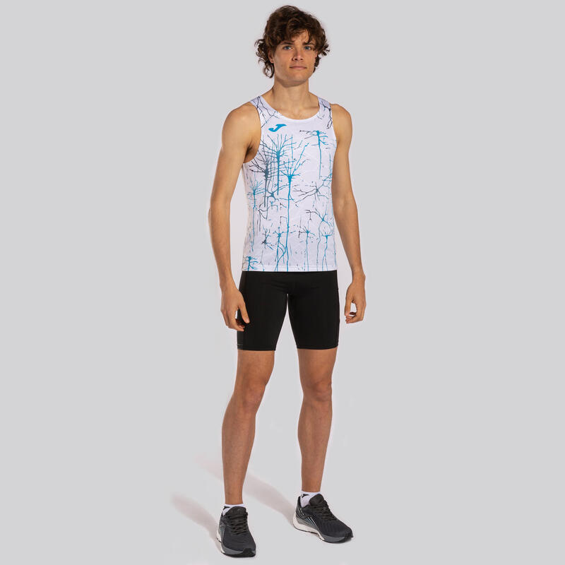 Camiseta tirantes running Hombre Joma Elite ix blanco