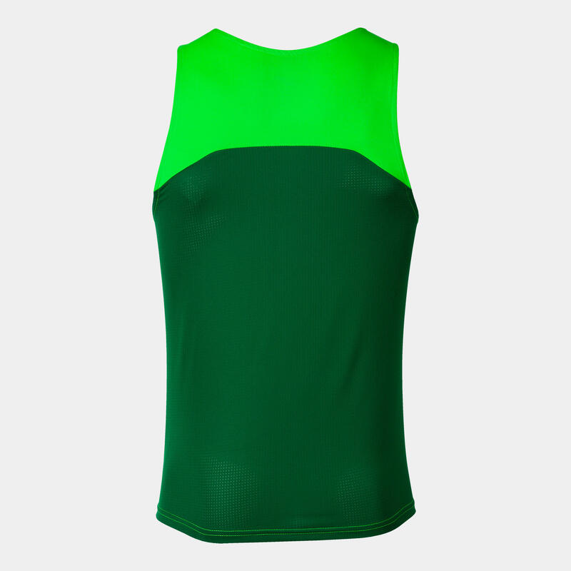 Camiseta Tirantes Running Niños Joma R-Winner Verde Flúor