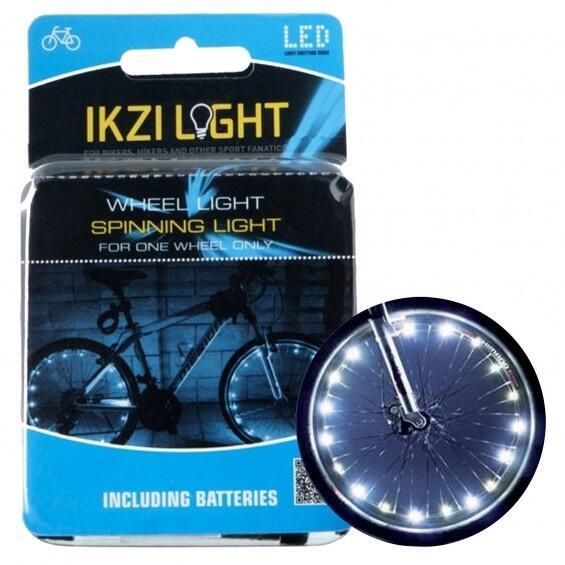 Light wiellicht Spinning light 20 led batterij blauw