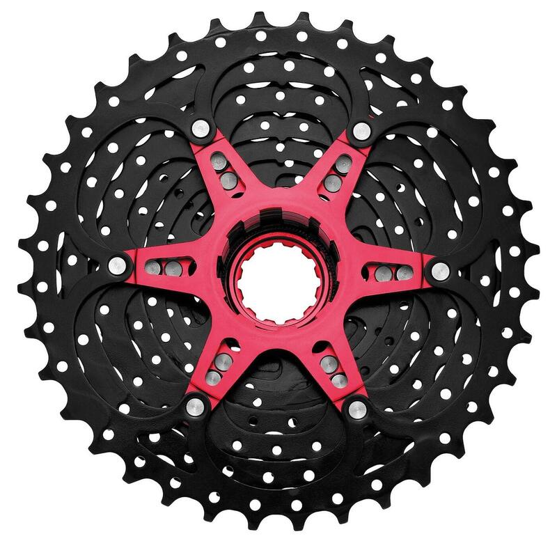 Cassette 10 Speed Csmx0 11-36T - Zwart/Rood