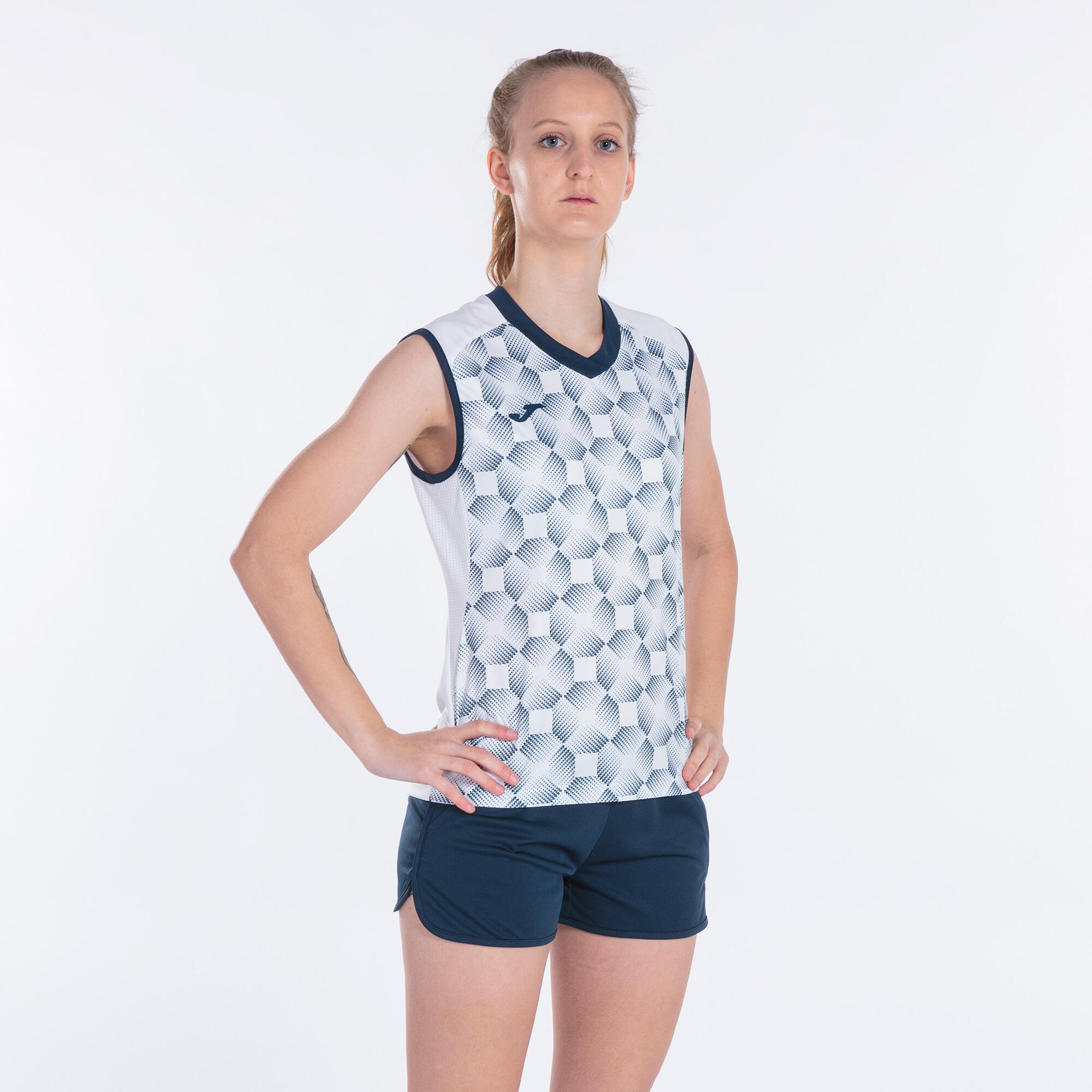 Canotta donna Joma Supernova III bianco/blu XL 2/5