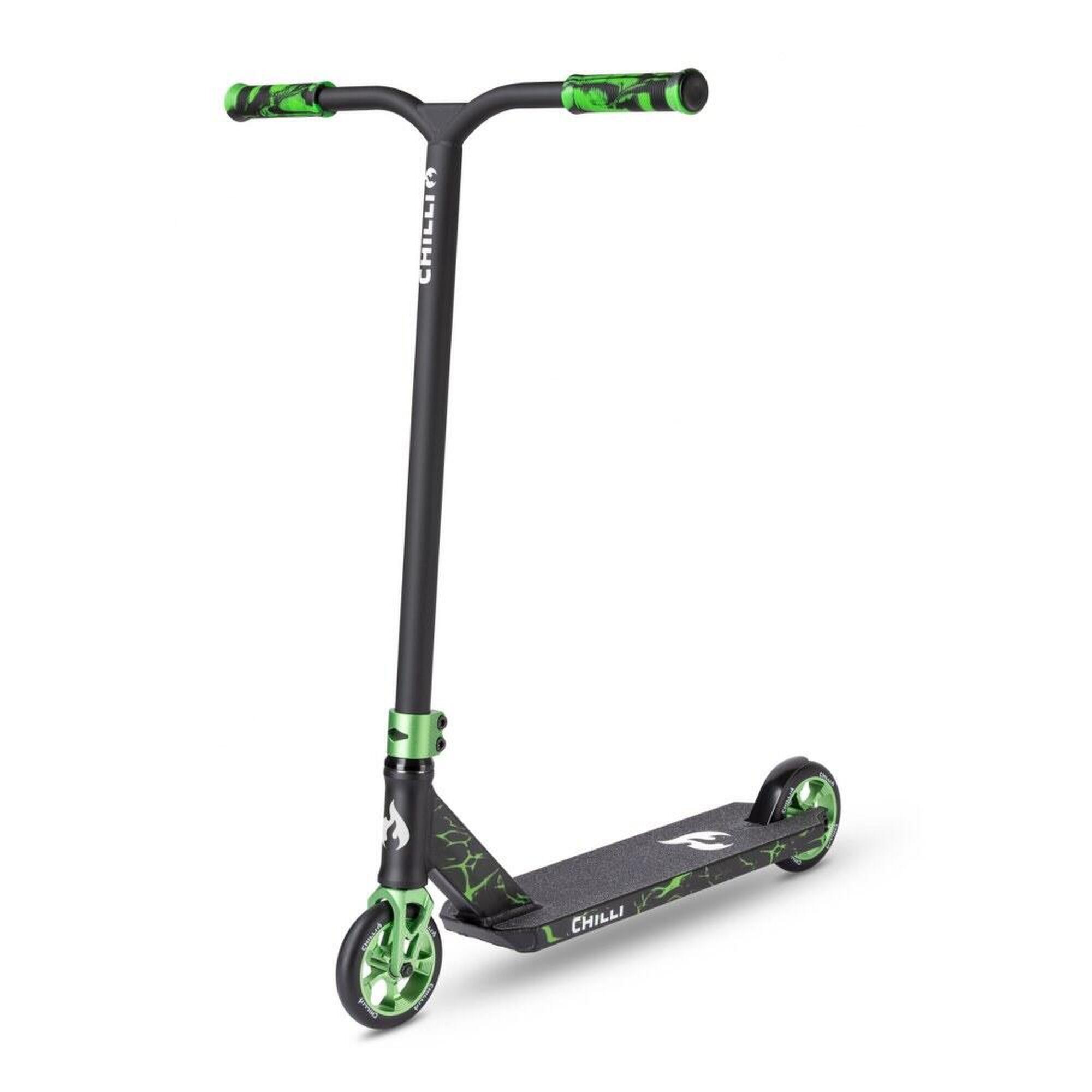 CHILLI PRO SCOOTER Reaper Reloaded – Hulajnoga Wyczynowa – Ekspert – 120 mm – Zielony