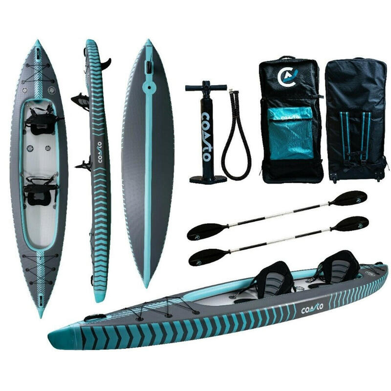 Kayak gonfiabile di lusso - Capitole 2 - 2 persone - accessori gratuiti inclusi