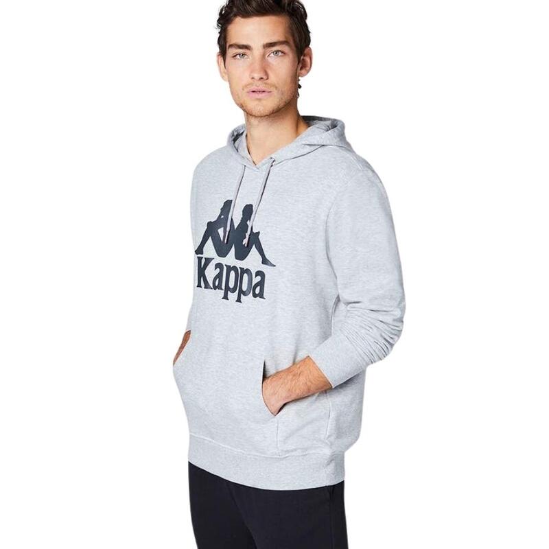 Kappa Taino Hooded, Homme, Fitness, pulls molletonnés, gris