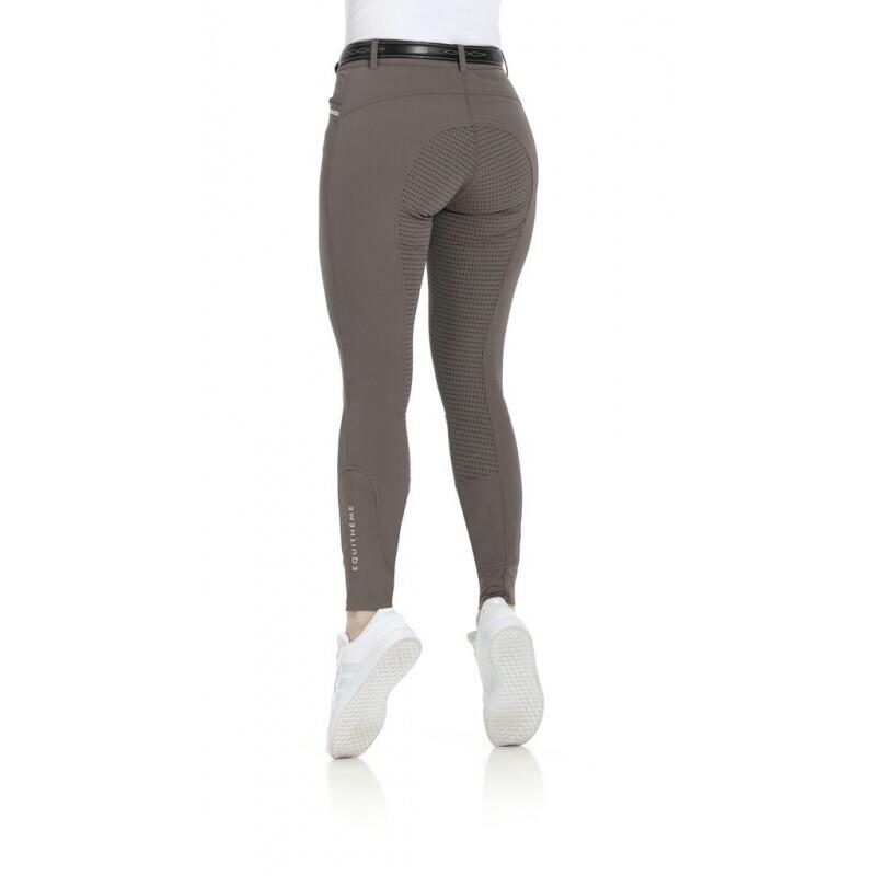 Damen Reithose Silikon Vollbesatz GIZEL taupe