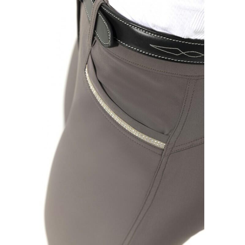 Damen Reithose Silikon Vollbesatz GIZEL taupe