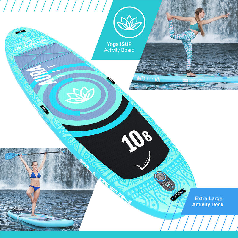 Bluefin Aura Yoga iSUP Paddle Board en SUP Kit