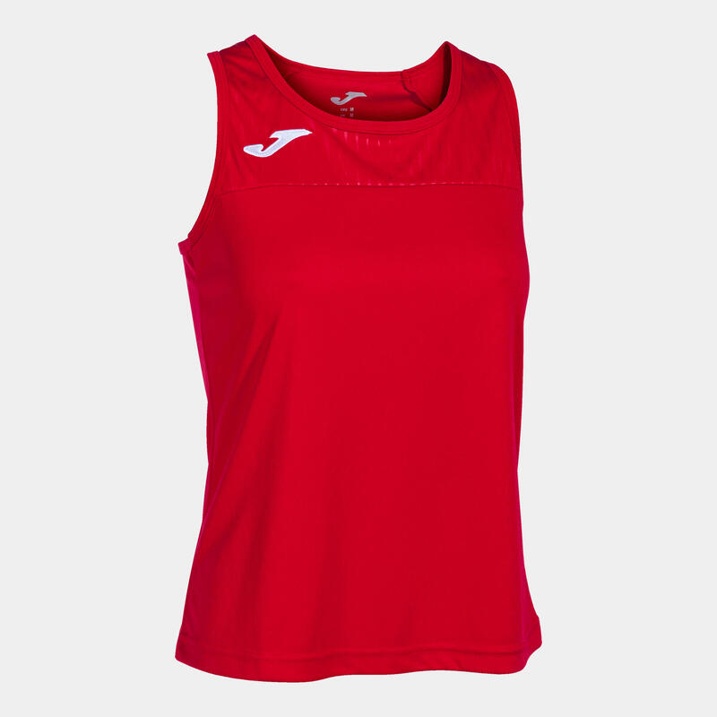 T-shirt de alça Mulher Joma Montreal vermelho
