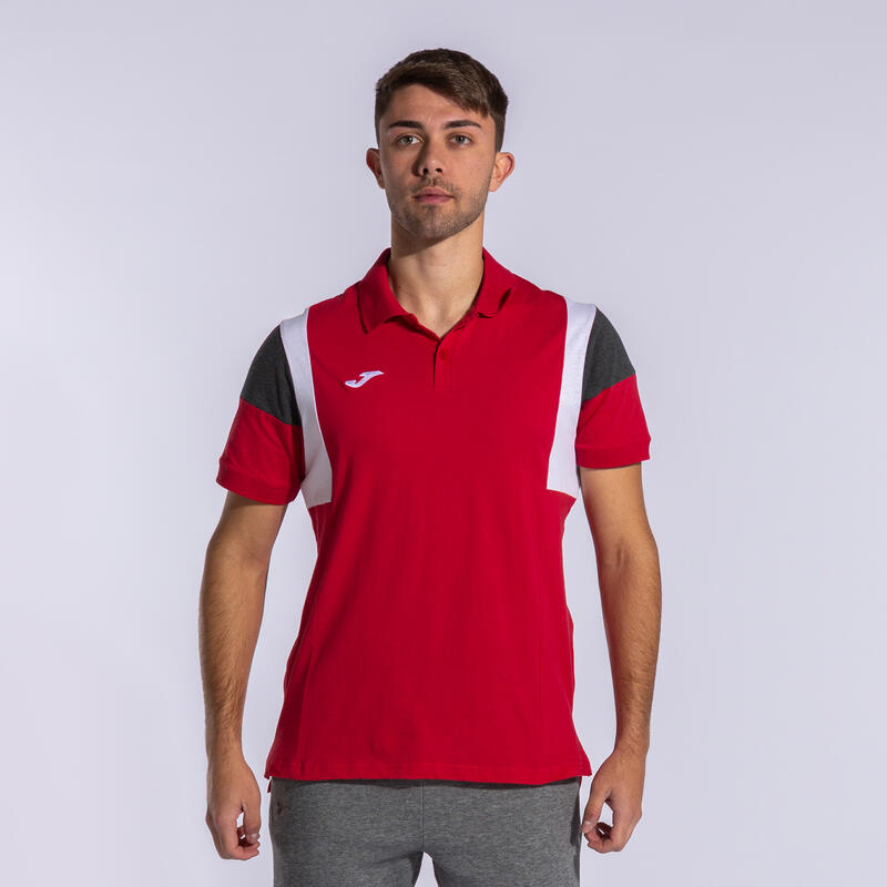Polo manches courtes Homme Joma Confort iii rouge