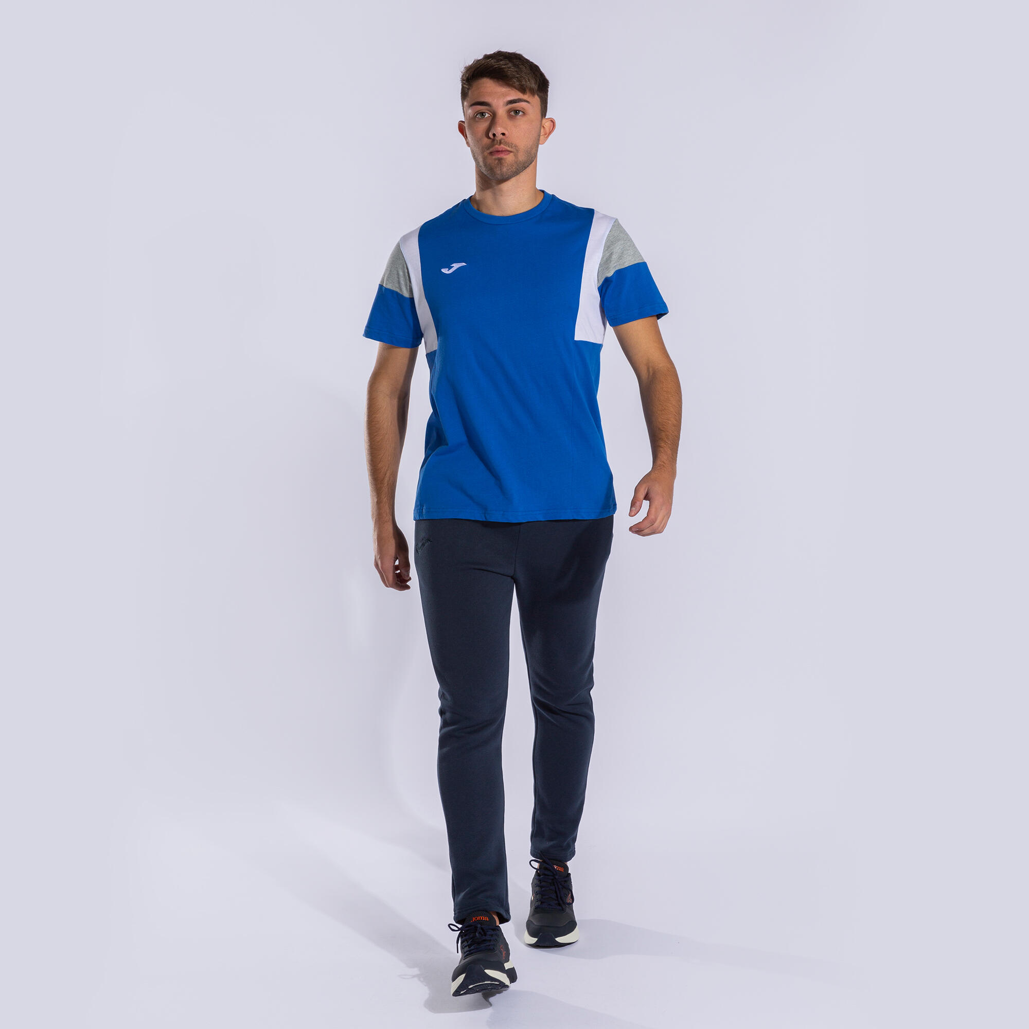 Maillot Manches Courtes Football Enfants Joma Confort III Bleu Roi 5/5