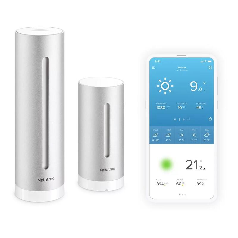 NETATMO  Station météo contrôlée par IOS ou Android