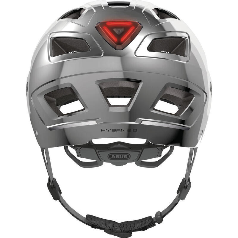 Casque de vélo urbain homme Hyban 2.0 argent