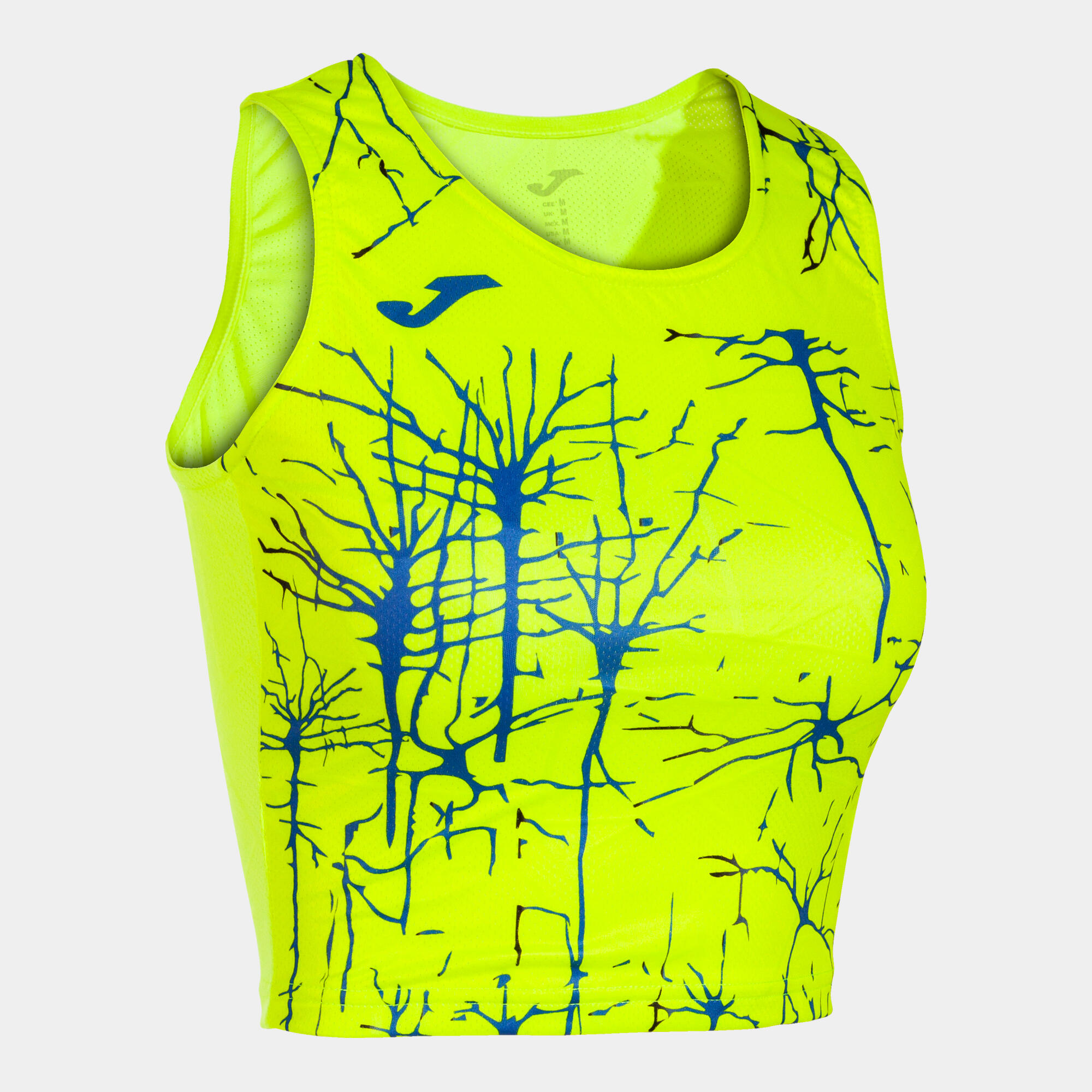 Joma - Top Running Femme Joma Elite Ix Jaune Fluo - T-shirt Crop Top - Jaune - 48 Xl - Decathlon