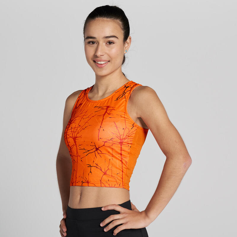 Top running Mujer Joma Elite ix naranja