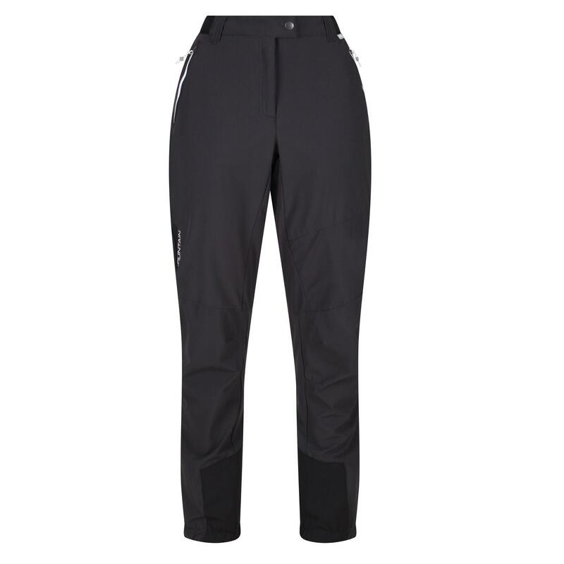 Pantaloni Escursionismo Donna Regatta Mountain III Cenere Nero