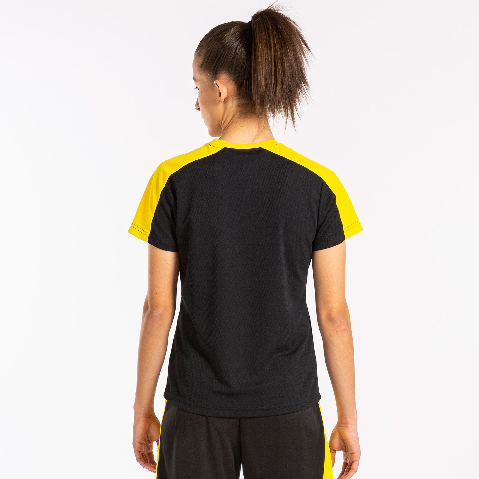 Maillot Manches Courtes Football Femme Joma Eco Championship Noir 5/5