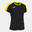 Maillot manches courtes Femme Joma Eco championship noir jaune