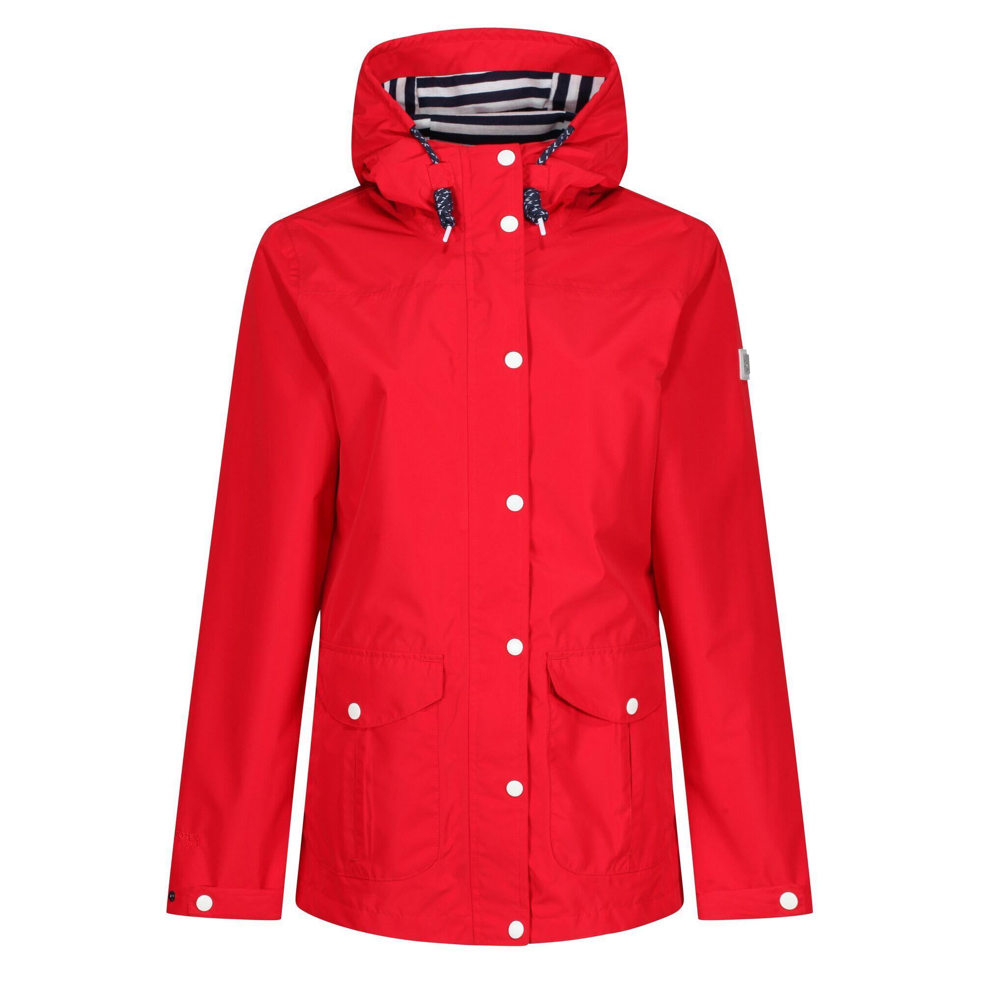 REGATTA Womens/Ladies Phoebe Waterproof Jacket (True Red)