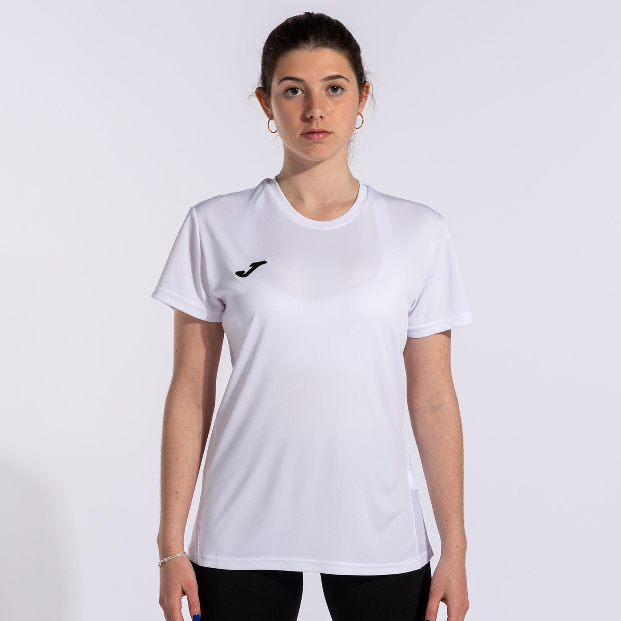 Maillot Manches Courtes Football Femme Joma Winner II Blanc 2/5