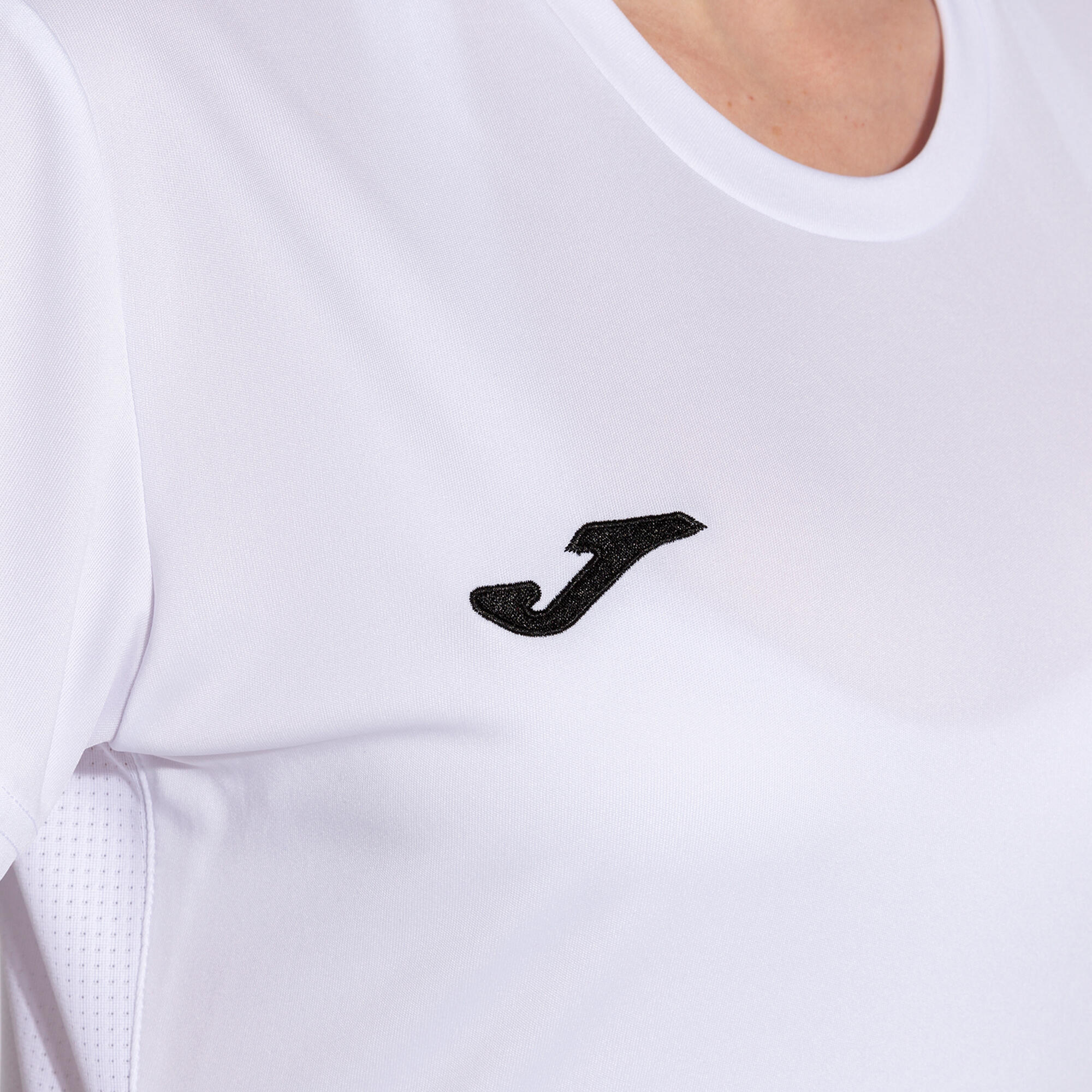 Maillot Manches Courtes Football Femme Joma Winner II Blanc 5/5