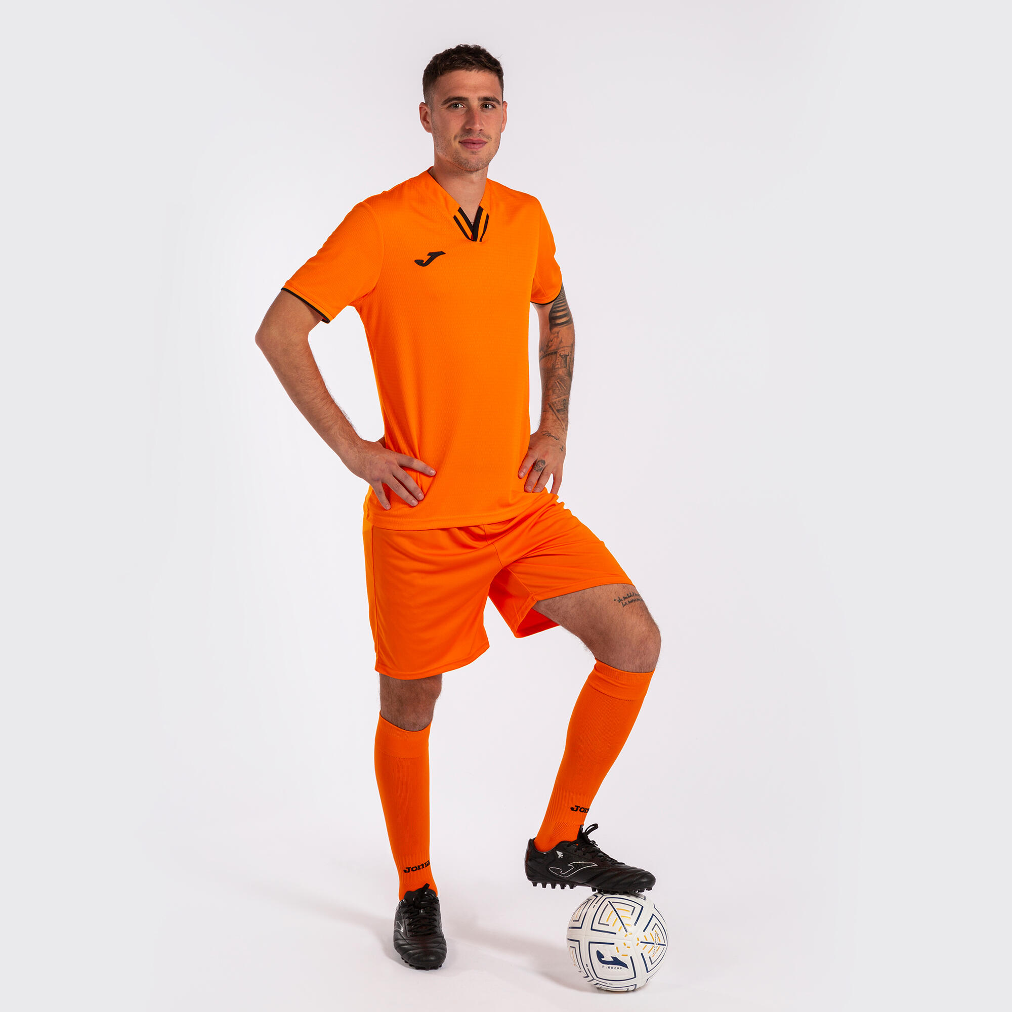 Camiseta Manga Corta Fútbol Niños Joma Toletum IV Naranja 5/5