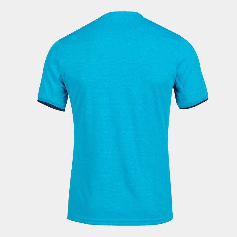 Camiseta manga corta Hombre Joma Toletum iv turquesa flúor marino