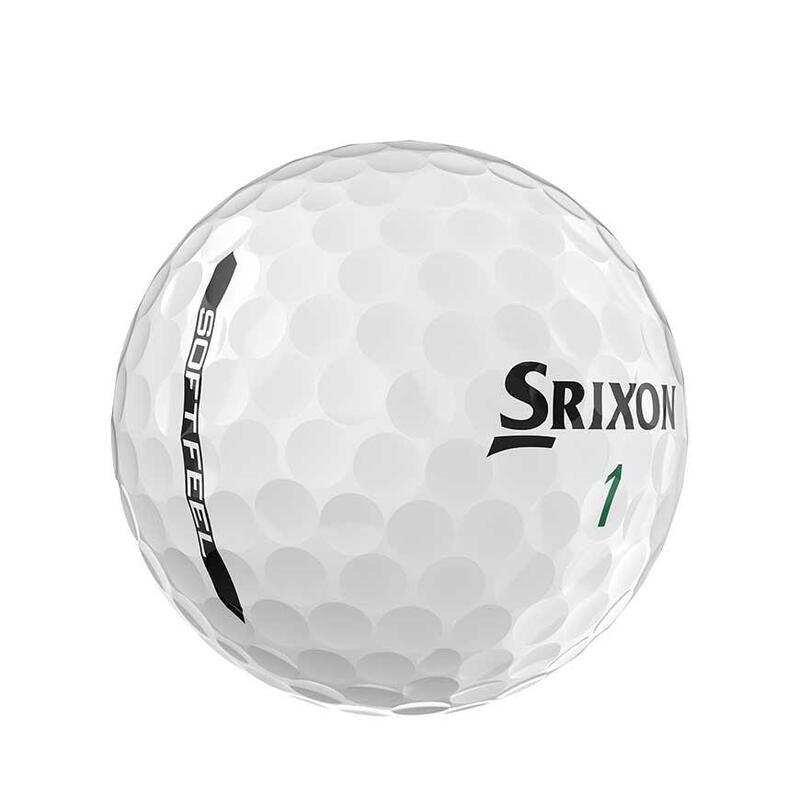 SOFT FEEL 二層高爾夫球 (12粒) - 白色