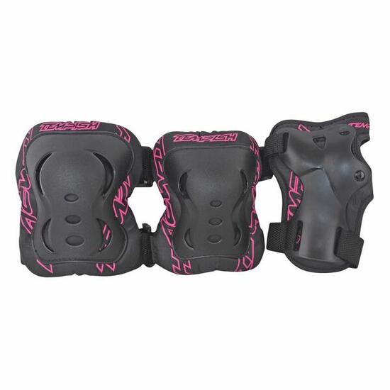 Tempish - Fid - Protections de patinage - Lot de 3 - Adultes - Rose - L