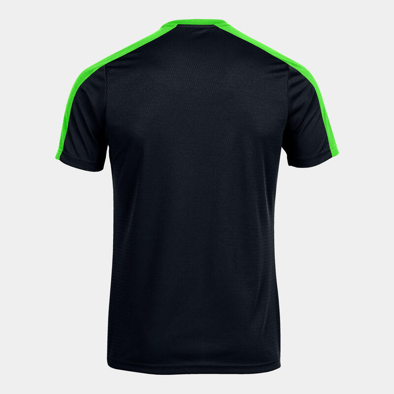 Maillot manches courtes Garçon Joma Eco championship noir vert fluo