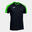 Maillot manches courtes Homme Joma Eco championship noir vert fluo