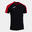 T-shirt manga curta Homem Joma Eco championship preto vermelho