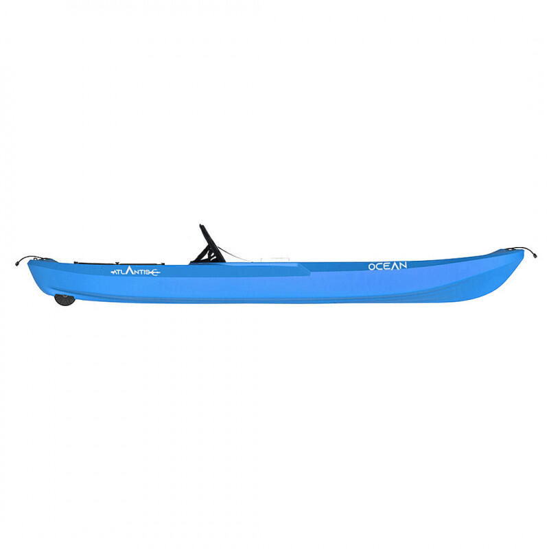 Kayak - canoa Atlantis OCEAN blu cm 266 - schienalino - ruotino - pagaia