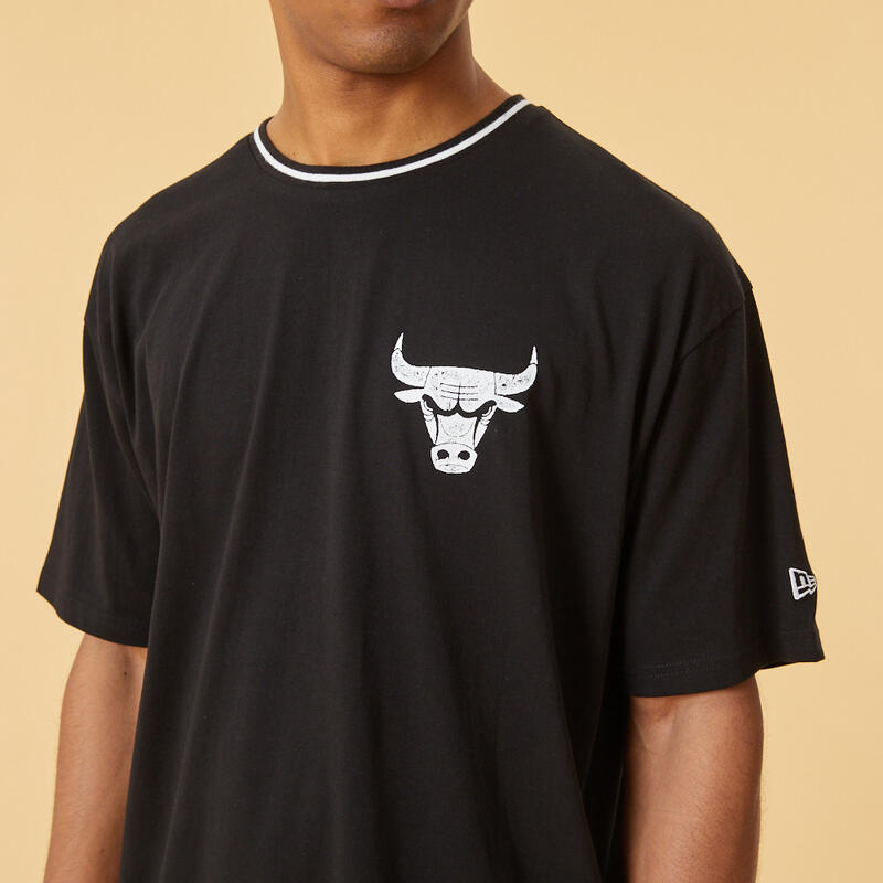 T-shirt New Era Chicago Bulls, Noir, Hommes