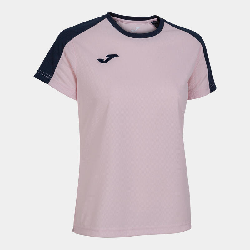 Camiseta manga corta Mujer Joma Eco championship rosa marino
