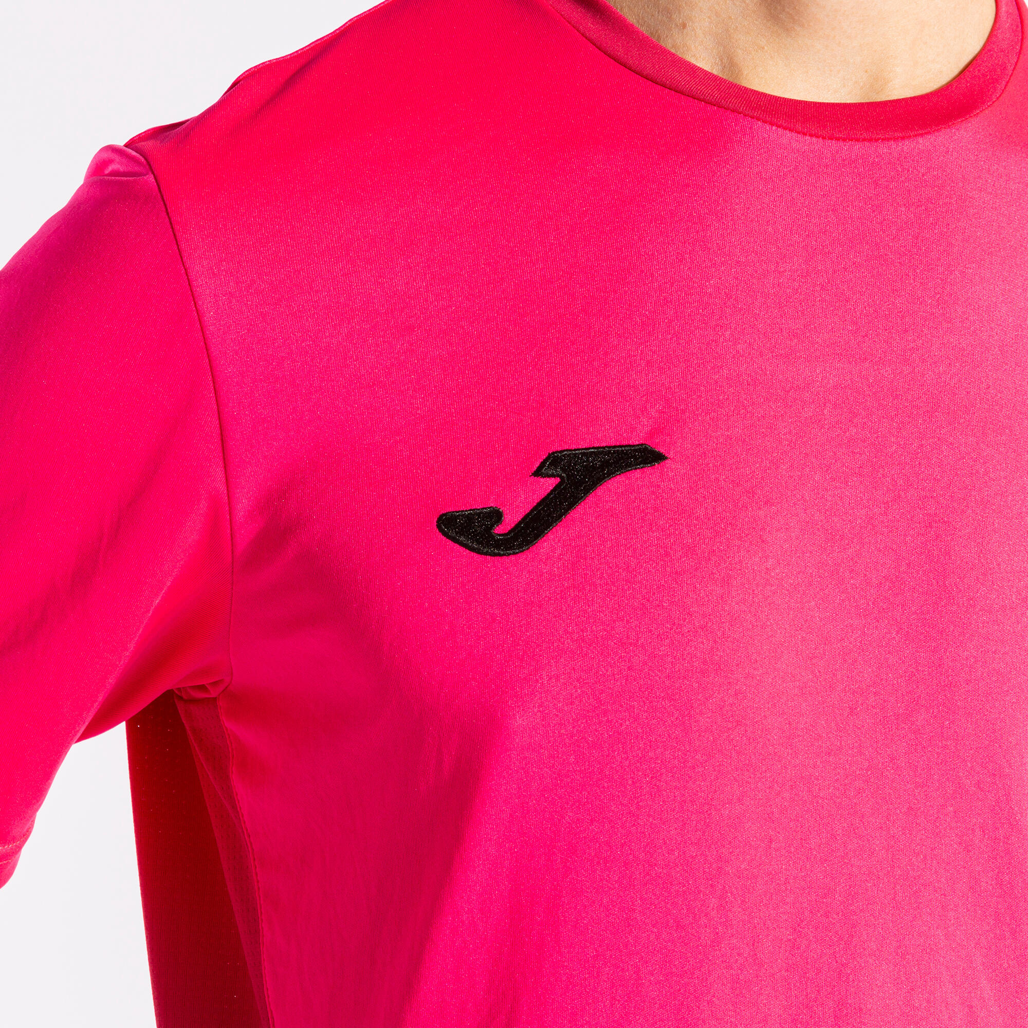 Maillot Manches Courtes Football Enfants Joma Winner II Rose Fluo 5/5