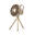 Outdoor Portable Five-leaf Fan (With Lighting Function) - Khaki