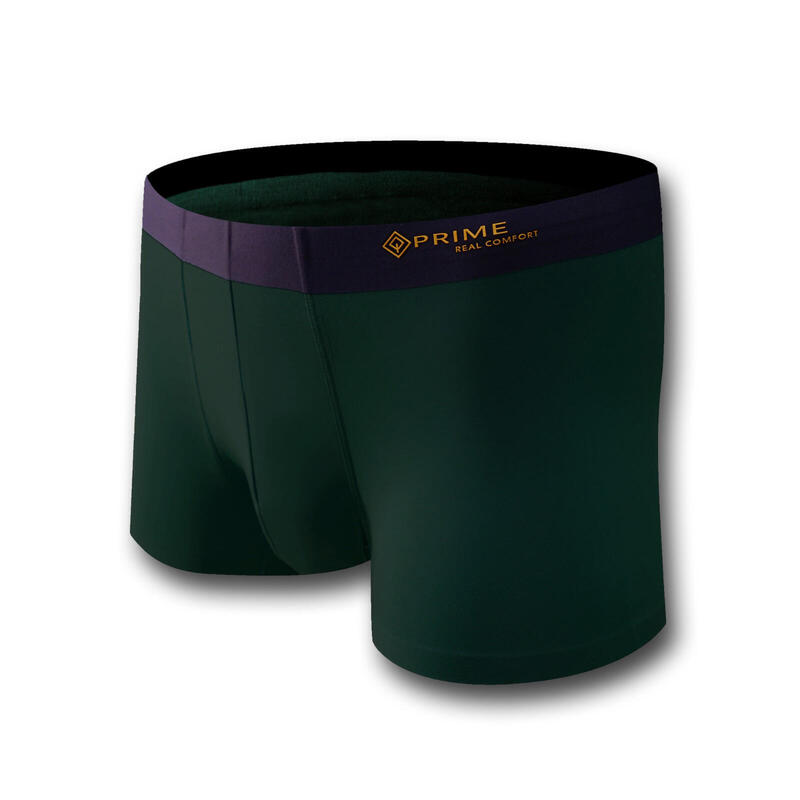 Men's Seamless Sports Boxer- Dark Green