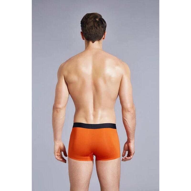 Men's Seamless Sports Boxer- Orange