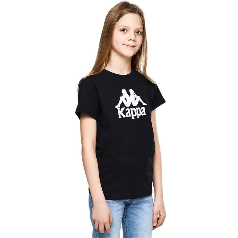 Kappa Caspar Kids T-Shirt, Garçon, t-shirts, noir
