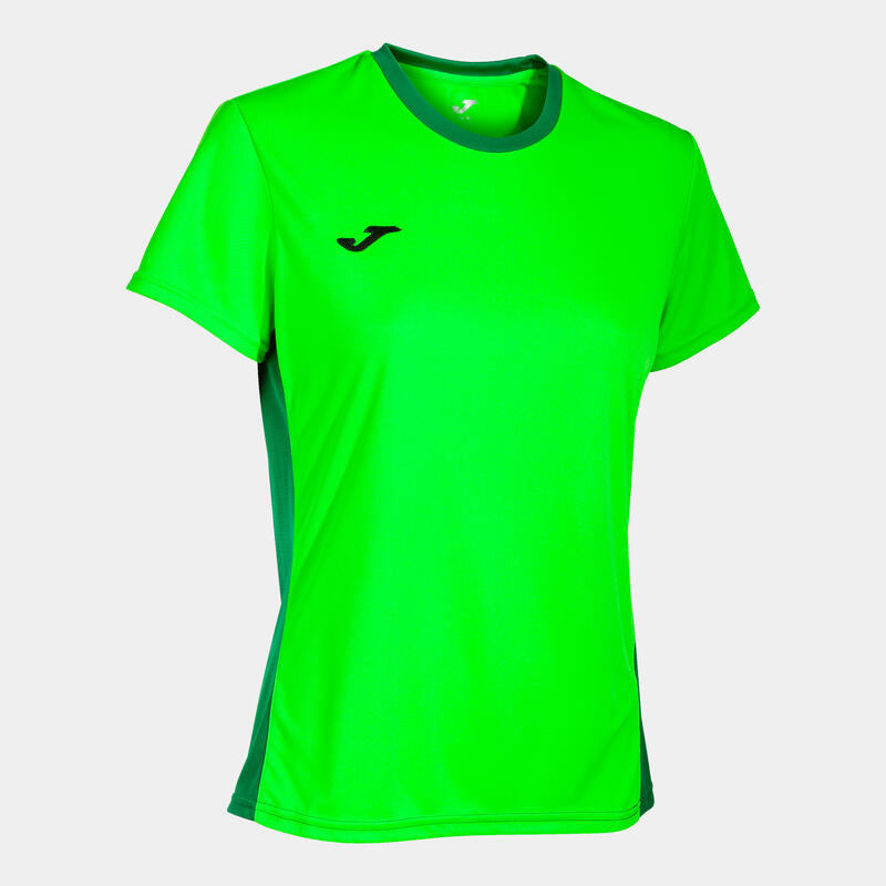 Camiseta manga corta Mujer WINNER II verde flúor