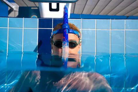 Speedo Centre Snorkel - Blue/Pool 5/5