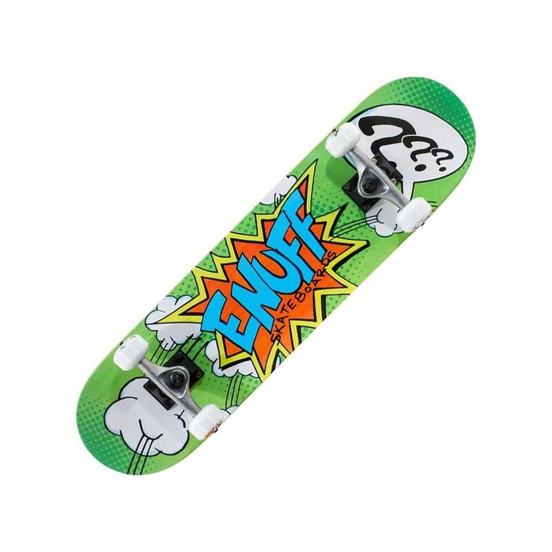 Enuff POW 7.25"x29.5" Groen/Wit Skateboard