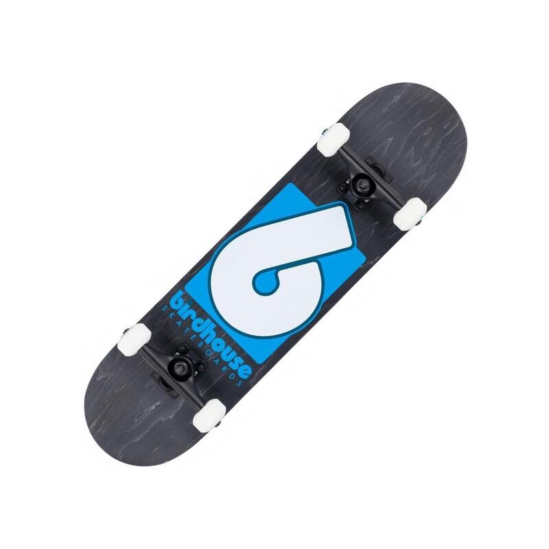 Skate Birdhouse Stage 3 B Logo Black/Blue 8"