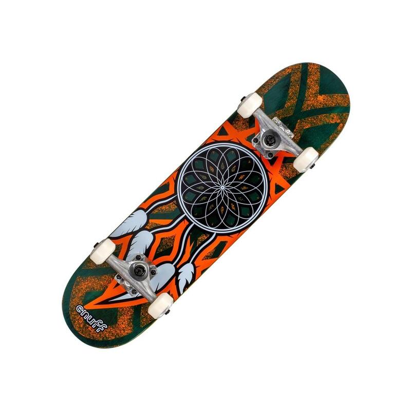 Enuff Dreamcatcher 7.75 "x31.5" naranja / turquesa Skateboard
